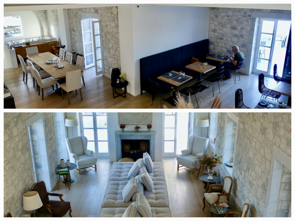 Restaurant Horizon at Hotel Aria Estate Mani, Peloponnese/Greece - best restaurants Peloponnese Fingers